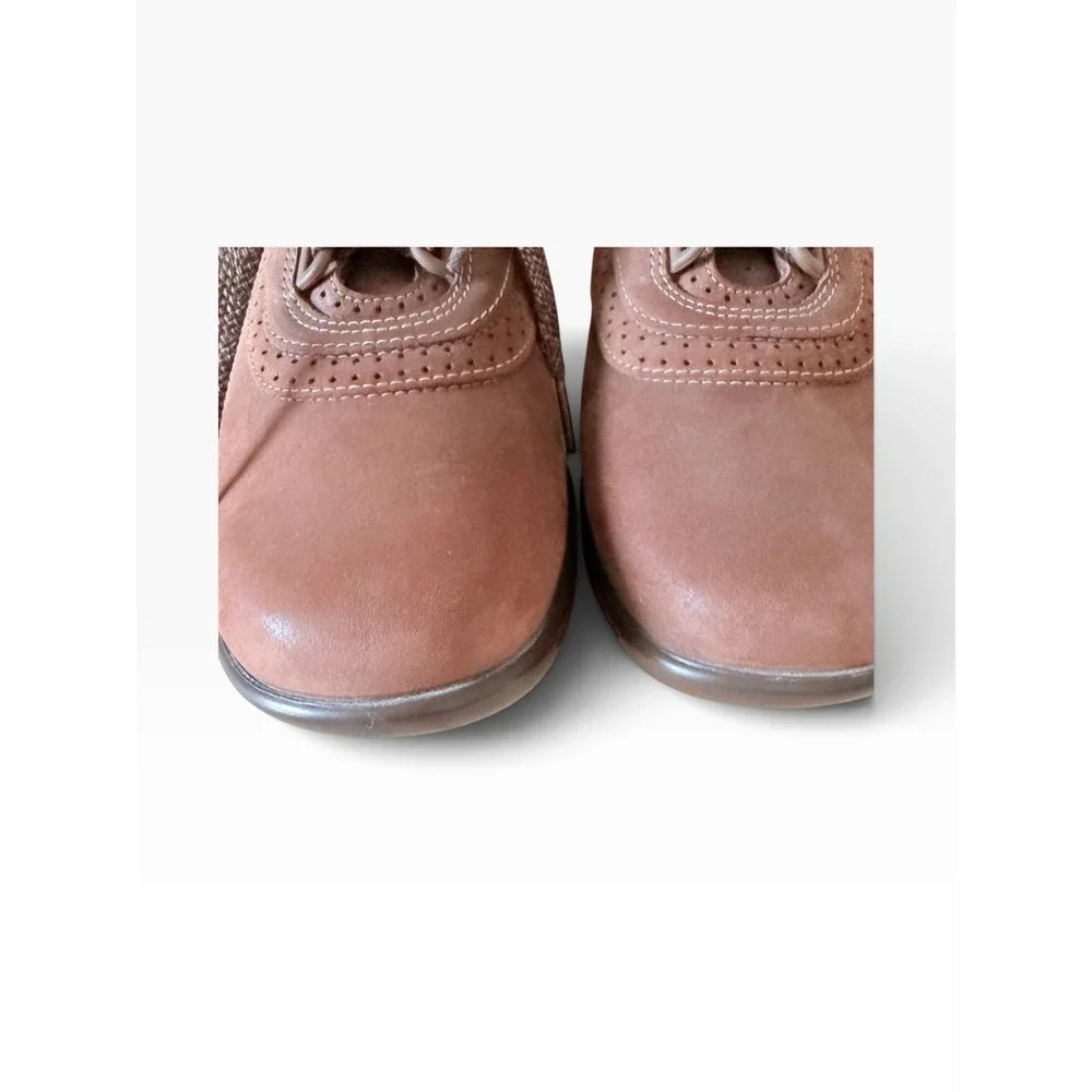 SAS Women's Walk Easy Size 8.5 Chocolate Walking Shoes